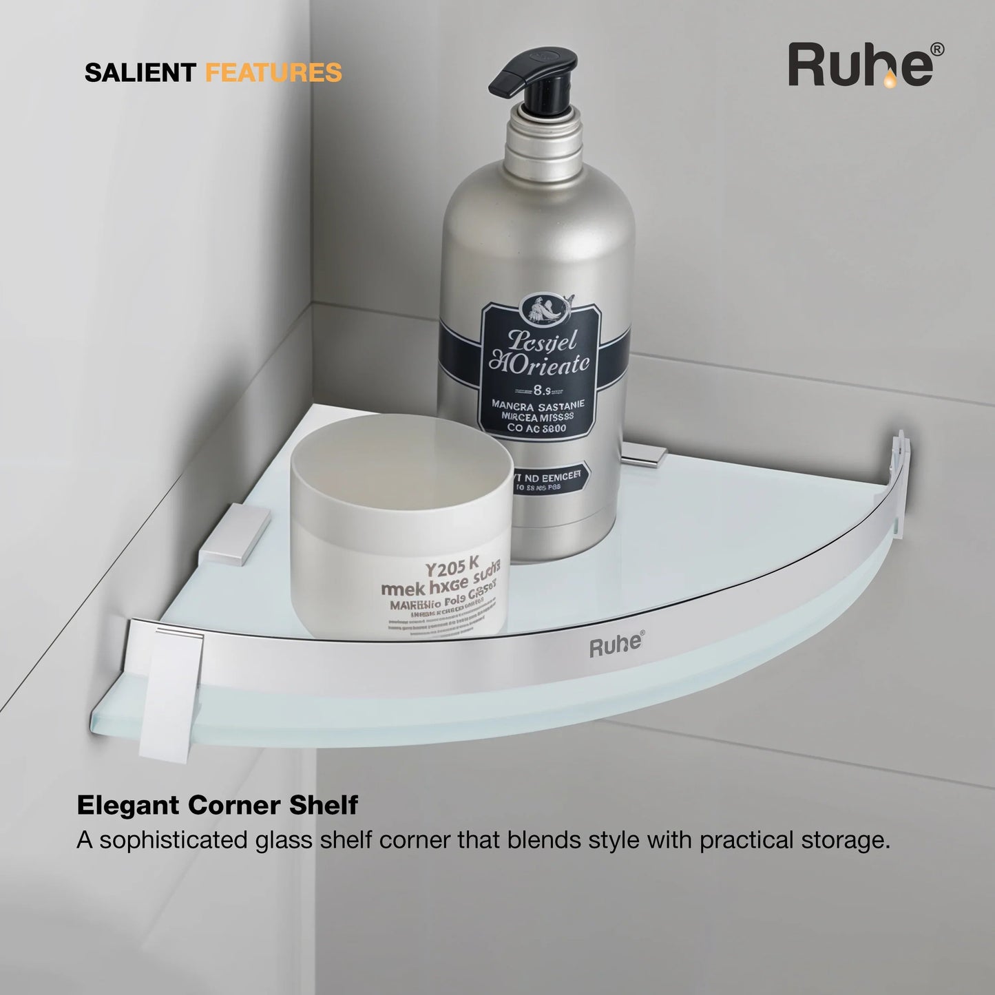 Vetra Glass Shelf Corner