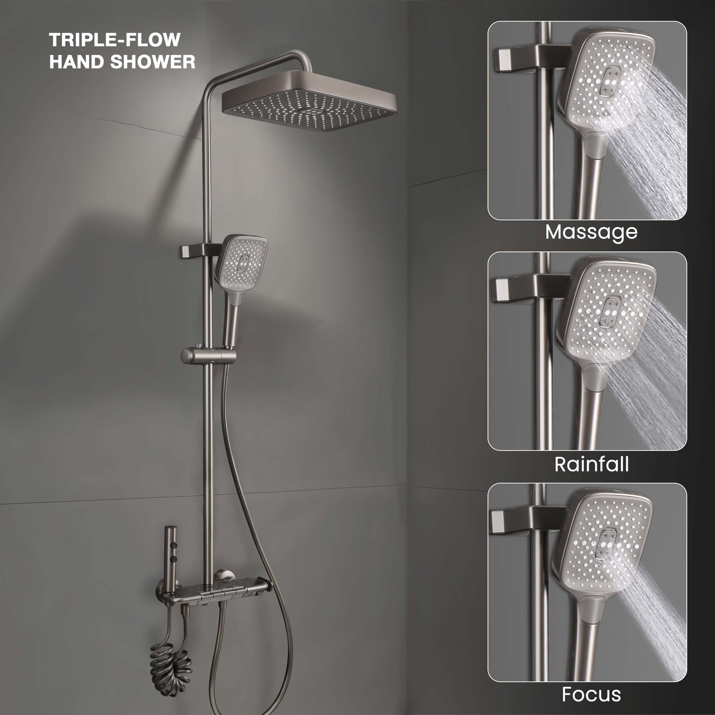 Ripple Smart Shower Panel Set