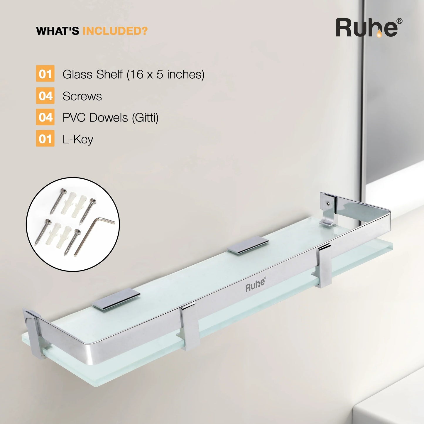 Vetra Glass Shelf
