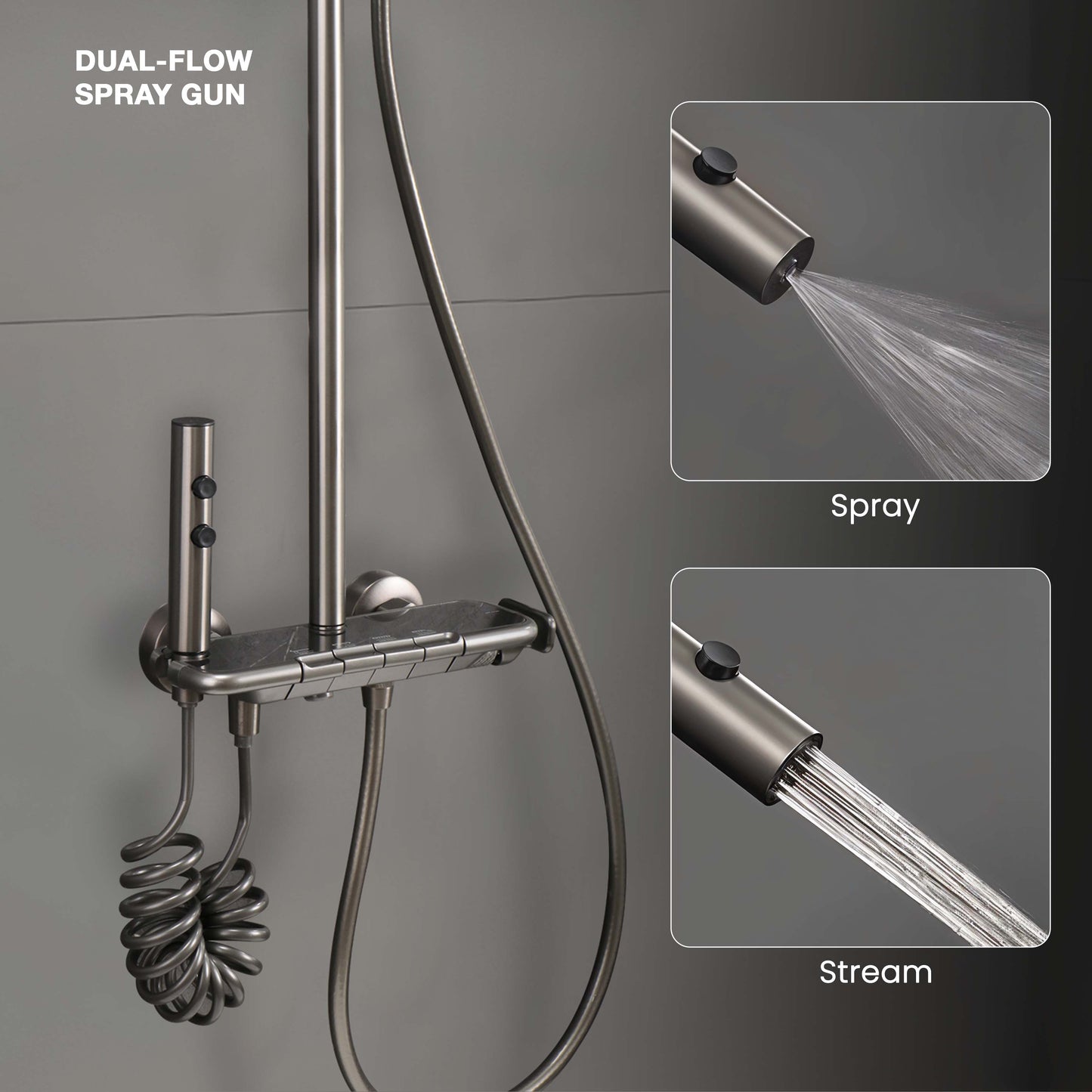 Ripple Smart Shower Panel Set