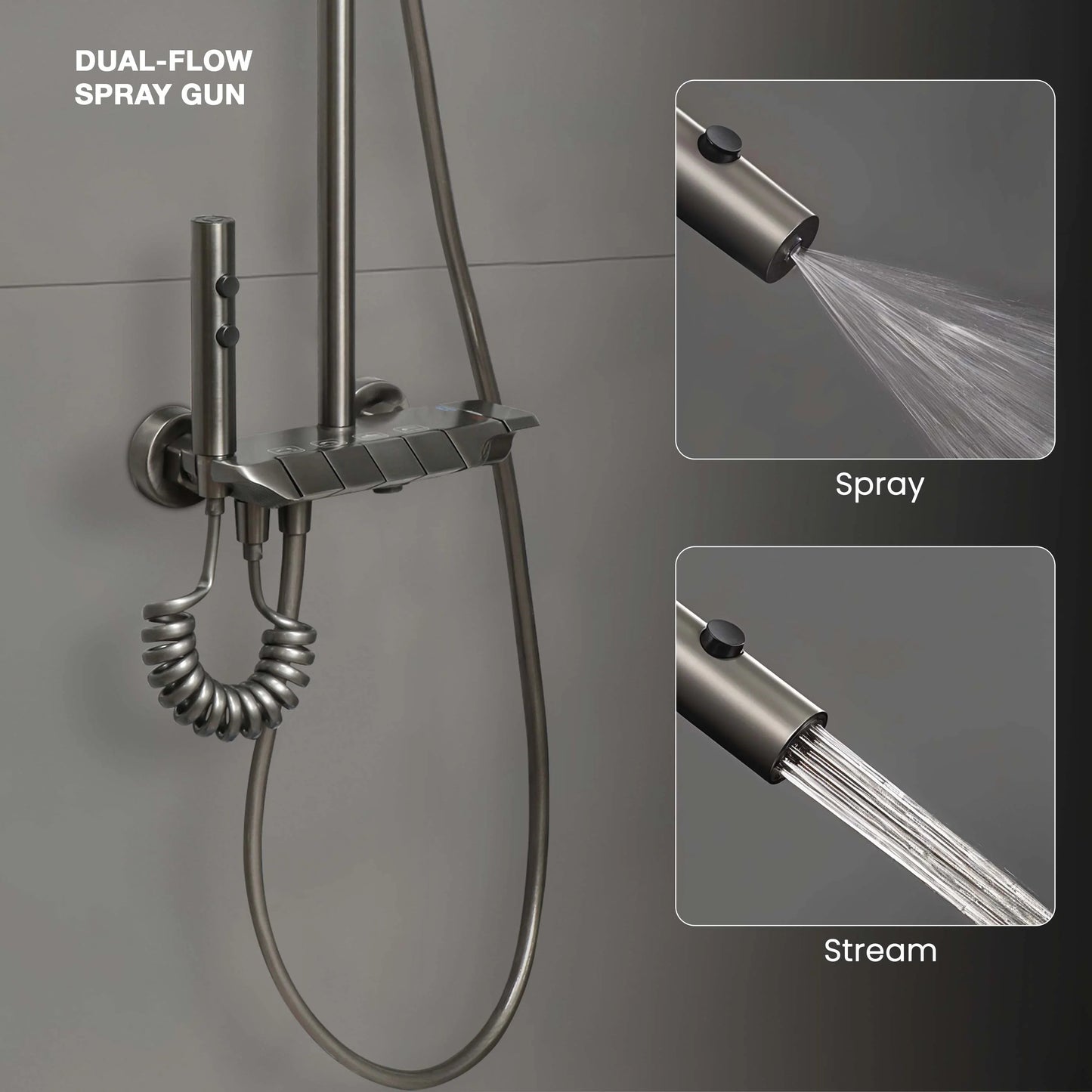 Drizzle Smart Shower Panel Set