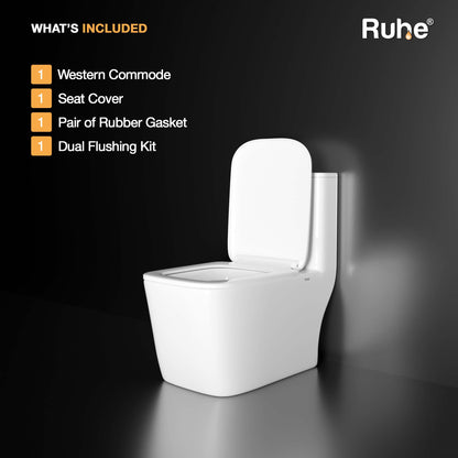 Athos One Piece Western Commode, What's Included