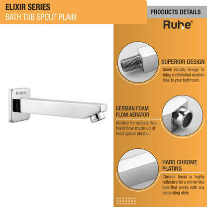 Elixir BathTub Plain Spout Brass Faucet product details