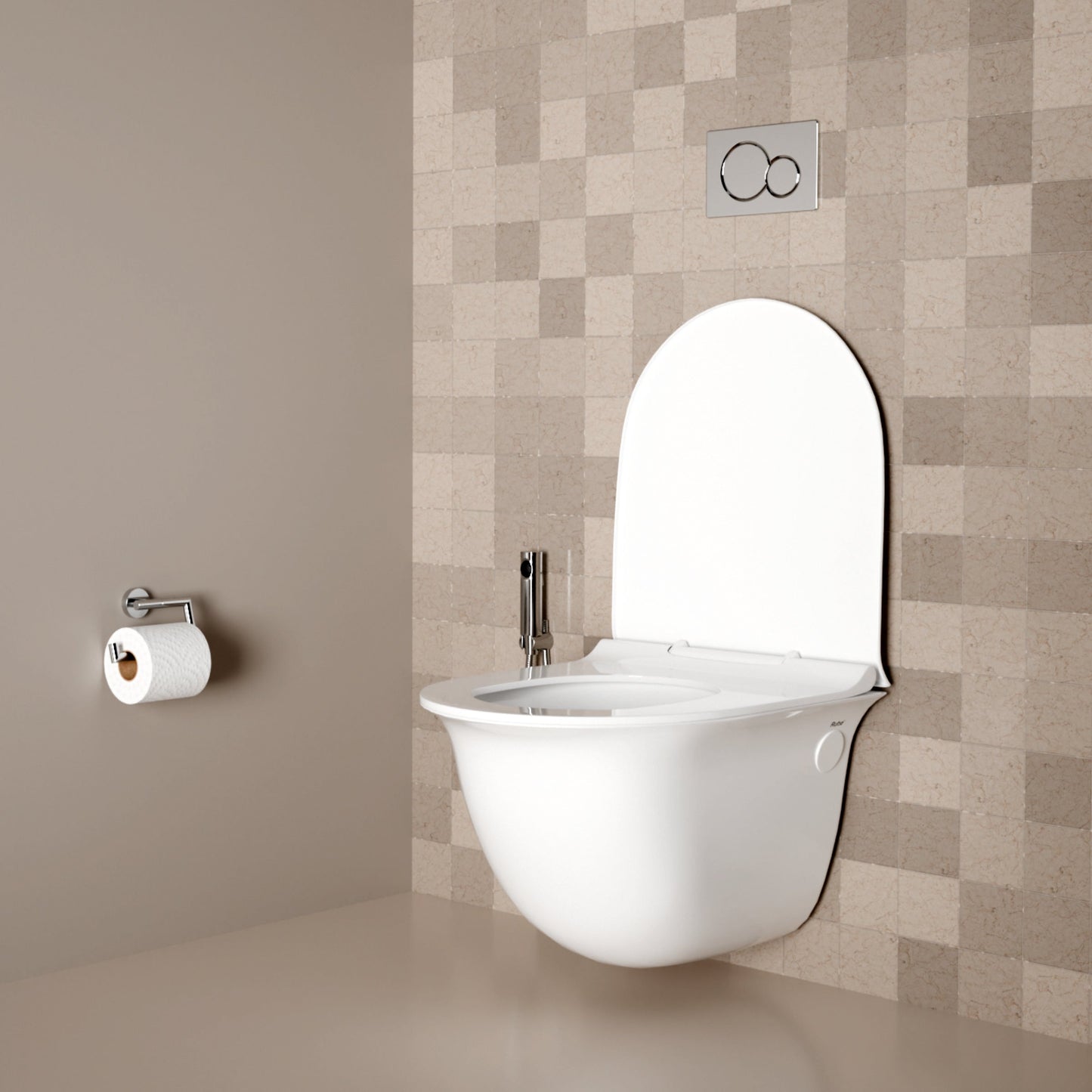 Blanco Wall-Hung Western Commode