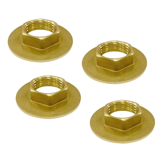 Brass Faucet Lock Nut (Â½ Inches) (Pack of 4)