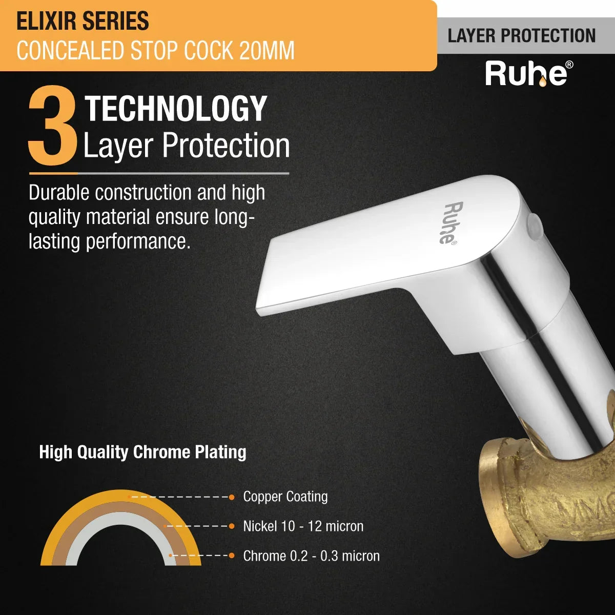 Elixir Concealed Stop Valve