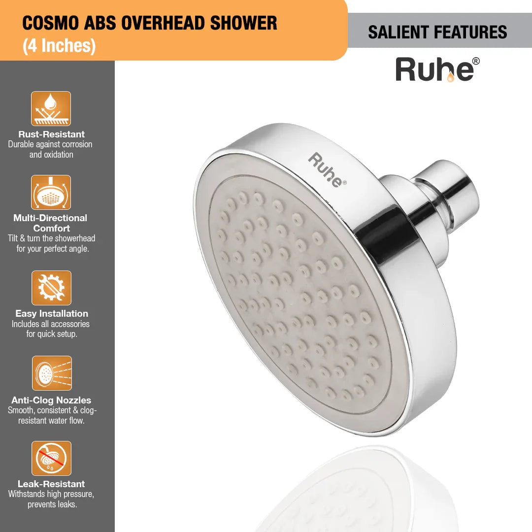 Cosmo ABS Overhead Shower (4 Inches)