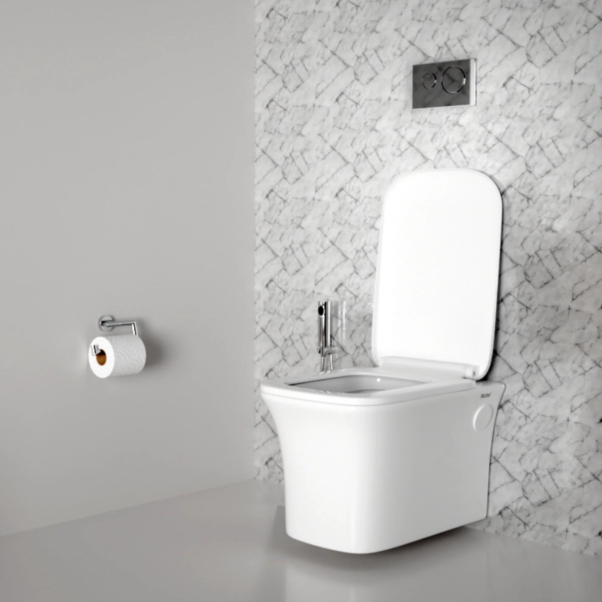 Crystal Wall-Hung Western Commode