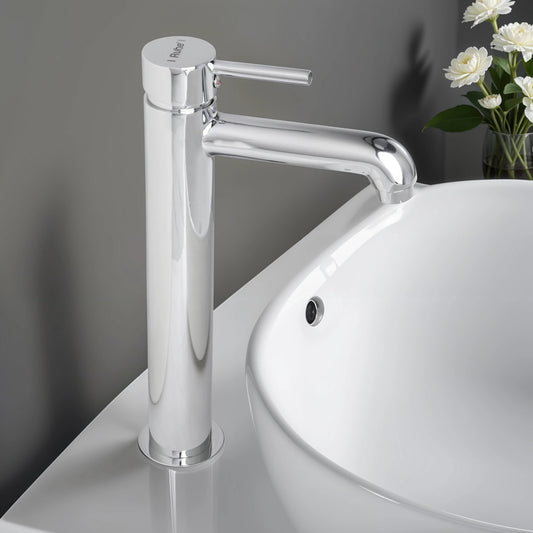 Kara Single Lever Deck-mount Tall Body Wash Basin Mixer Tap - by Ruhe