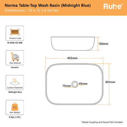 Norma Table Top Wash Basin