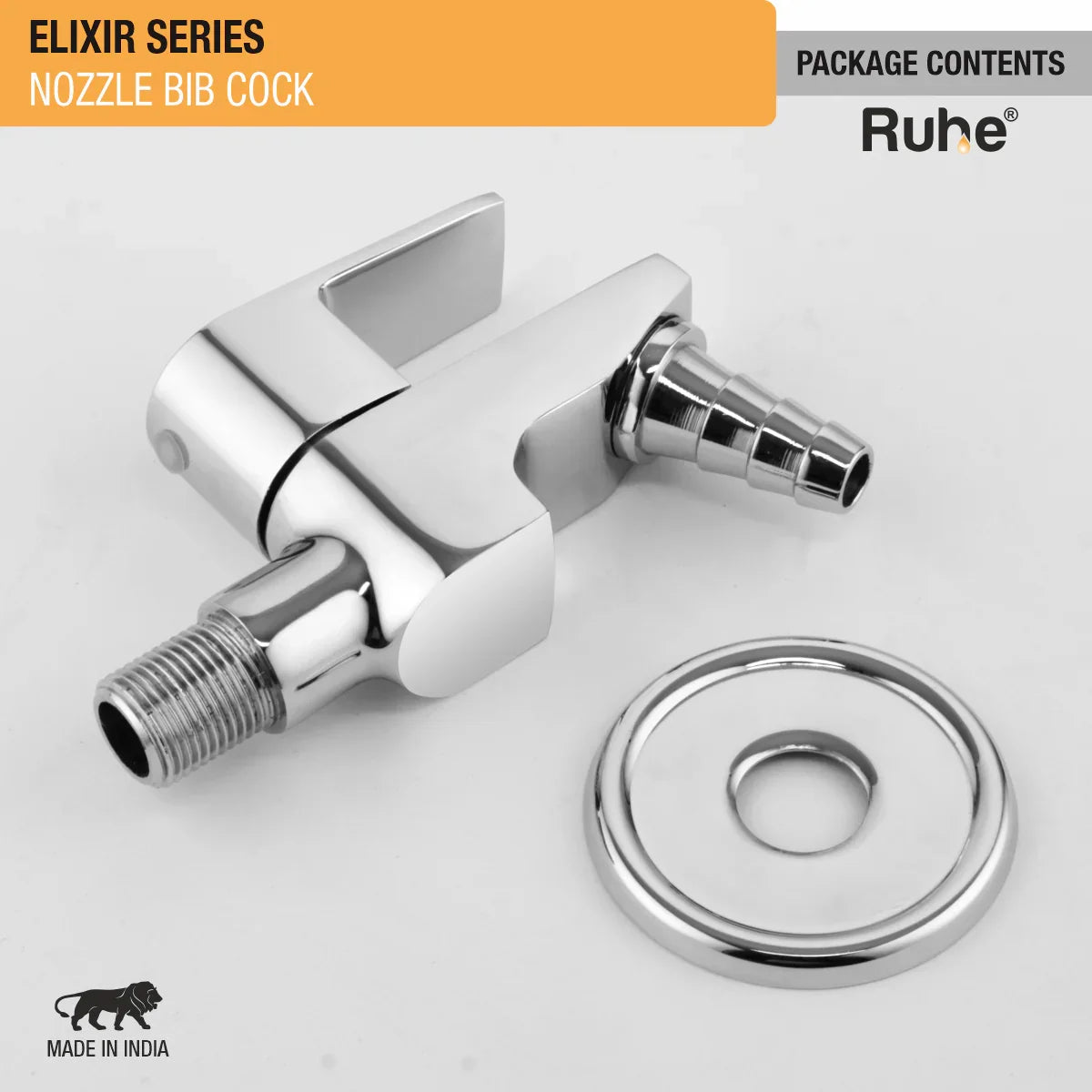 Elixir Nozzle Bib Tap Brass Faucet package content