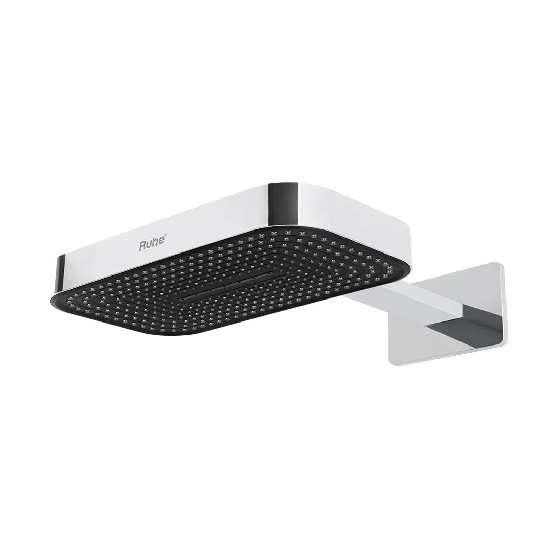 Newt Dual-Flow Overhead Shower with Shower Arm