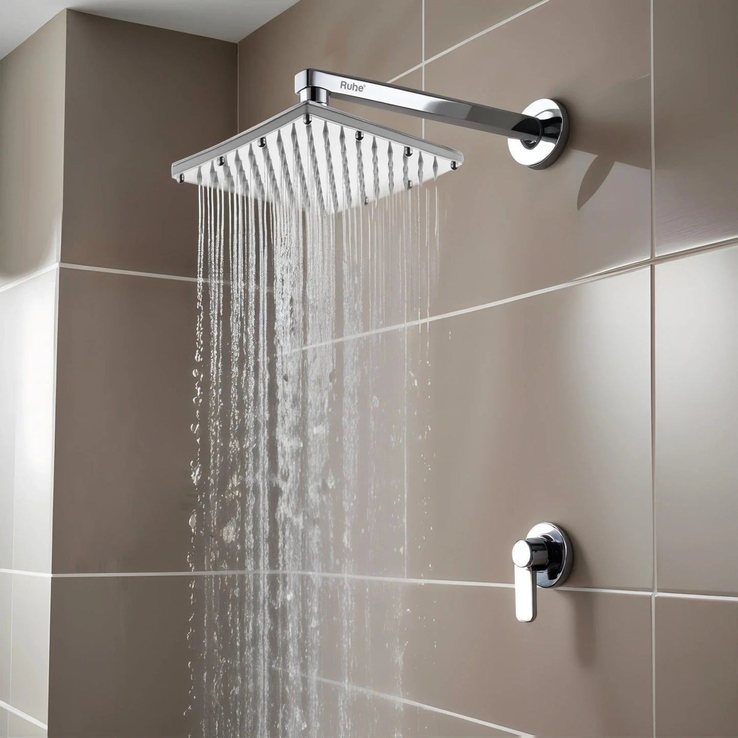 Rain Joy 304-grade SS Overhead Shower (4 x 4 Inches)