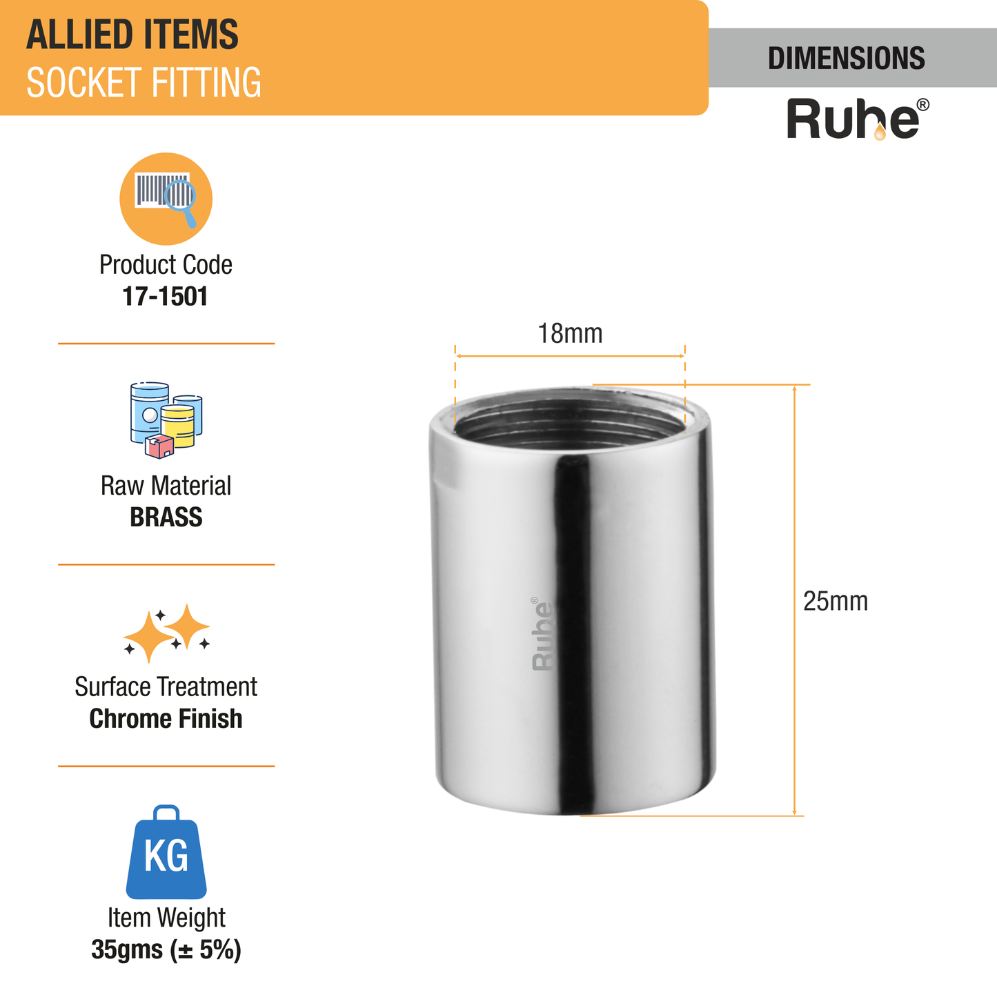 Socket (Pack of 2) - by RuheÃ‚Â®