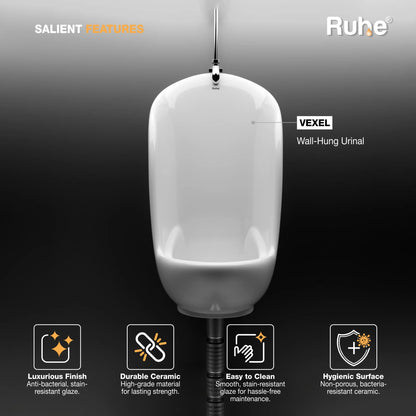Vexel Wall-Hung Urinal, Salient Features