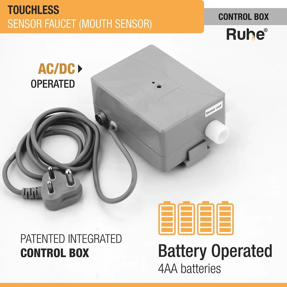 Automatic Touchless Faucet with Mouth Sensor control box