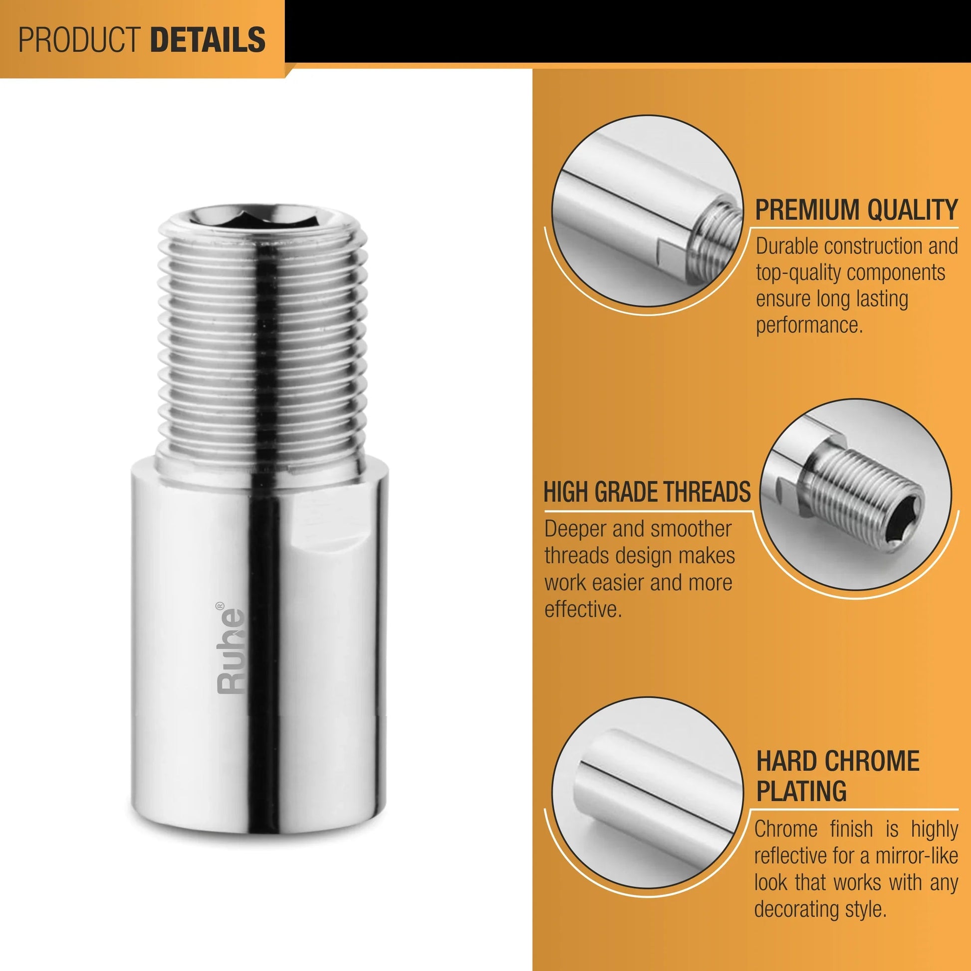 Extension Nipple (2Â½ inches) (Pack of 2) details