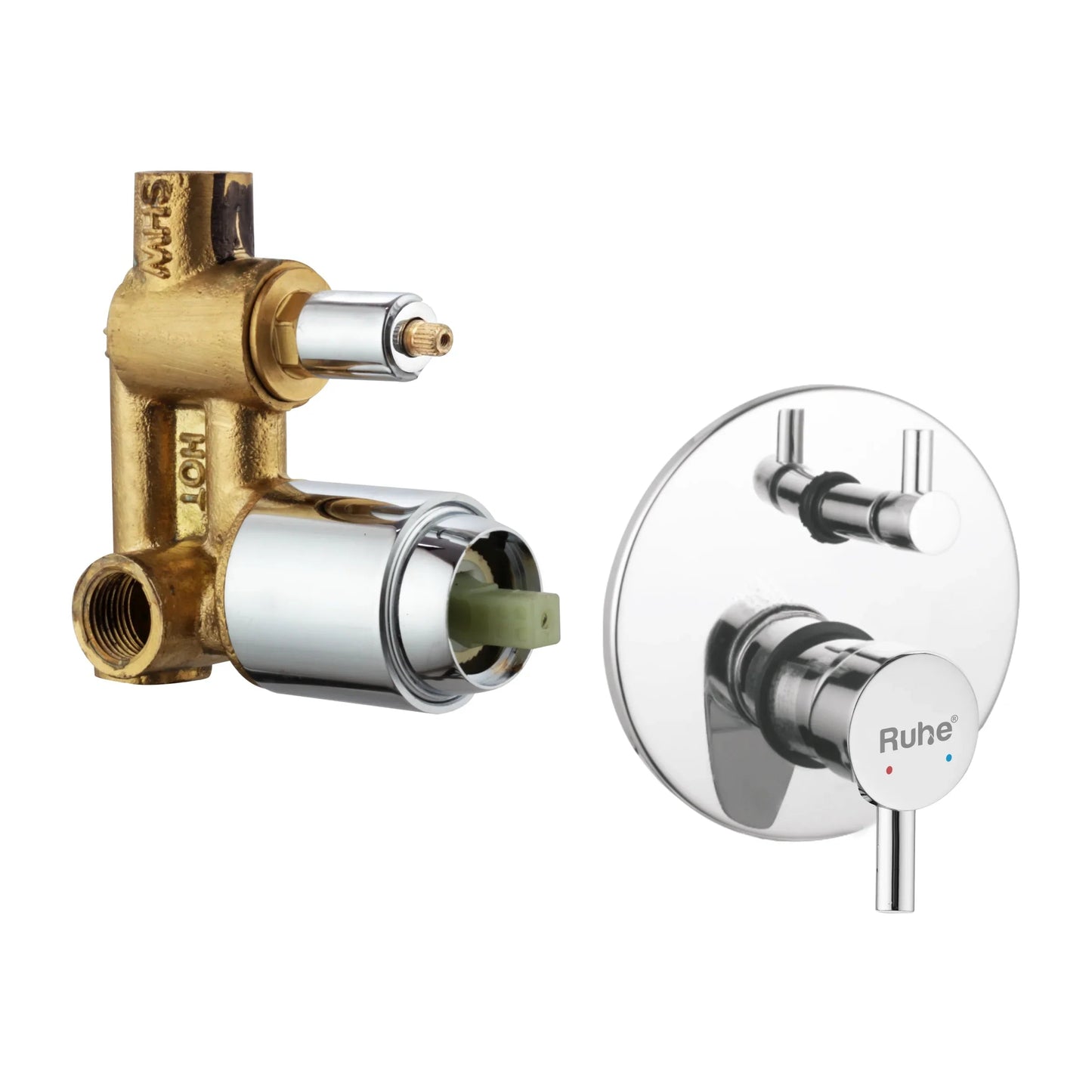 Kara Single Lever Diverter 2 Inlet Complete Faucet