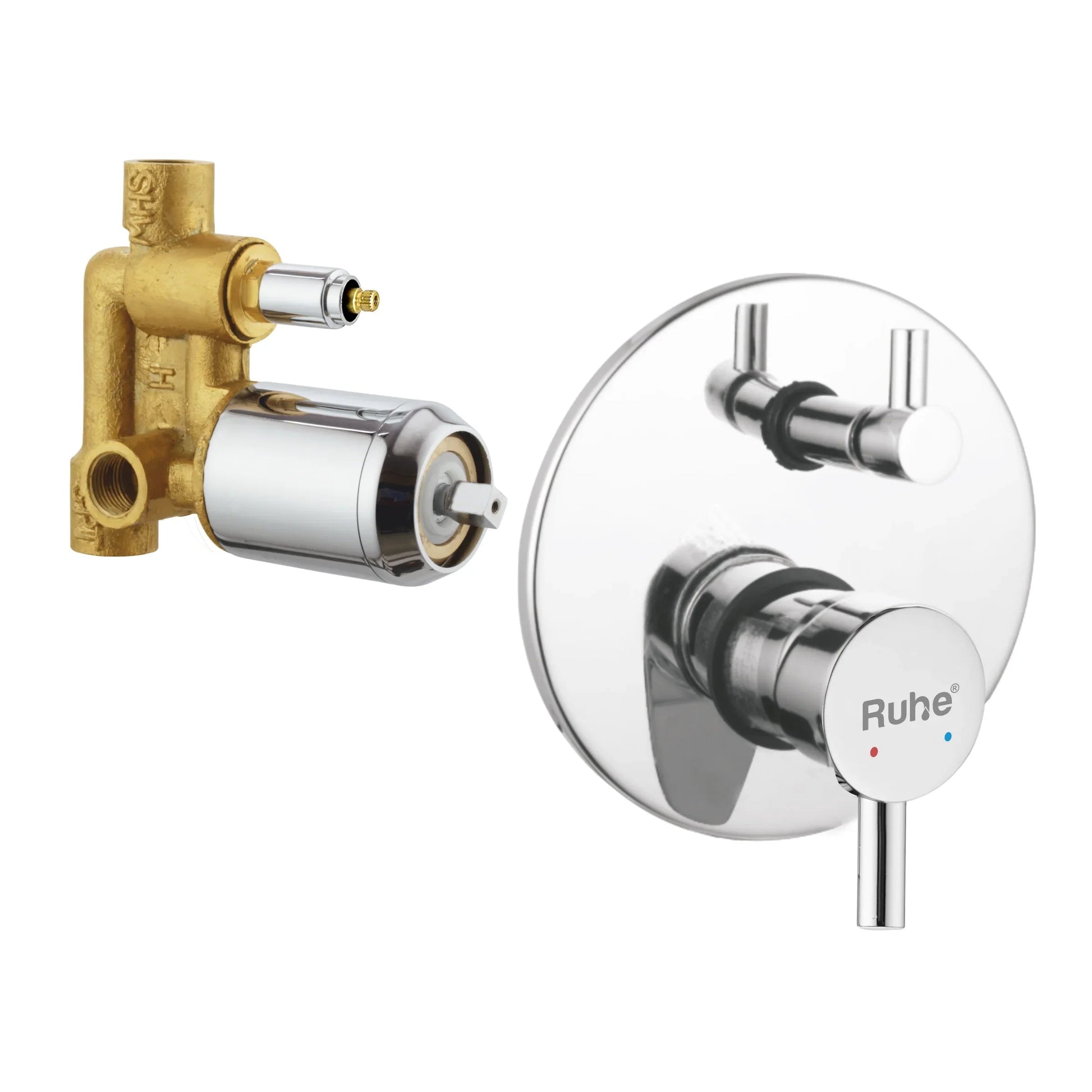 Kara Single Lever Diverter High Flow 2 Inlet Complete Faucet