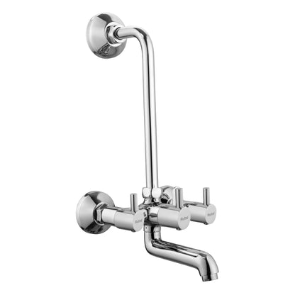 Kara Wall Mixer with L Bend Faucet