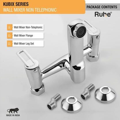 Kubix Wall Mixer Brass Faucet (Non-Telephonic) package content