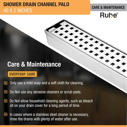 Palo Shower Drain Channel (2 Inches)