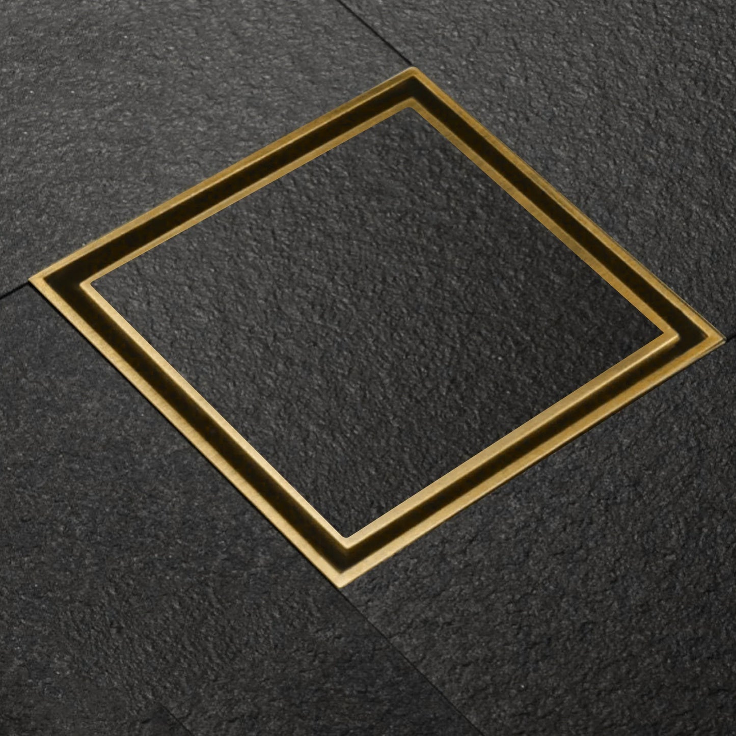 Tile-Insert Shower Drain Channel (12 x 12 Inches)
