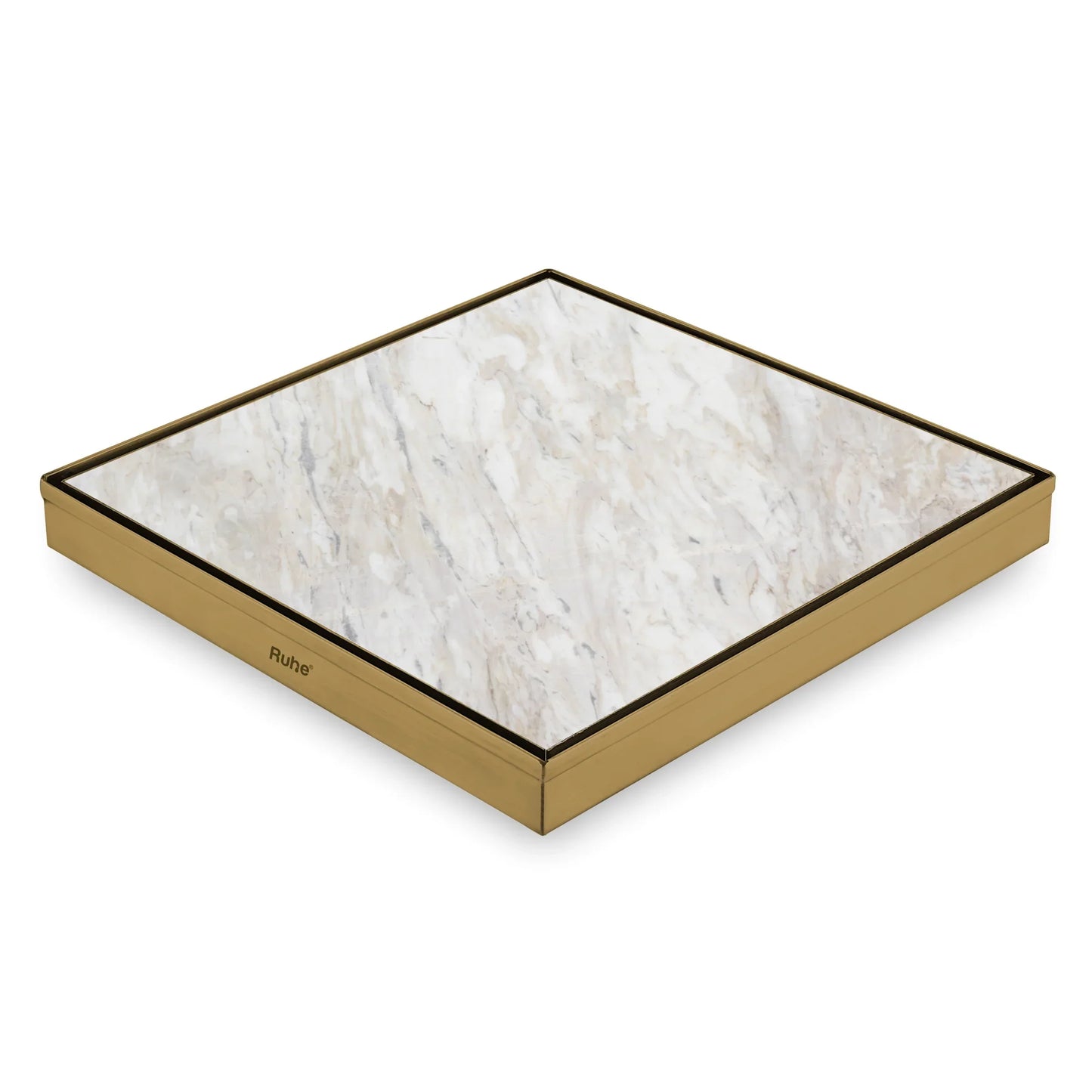 Tile-Insert Shower Drain Channel (12 x 12 Inches)
